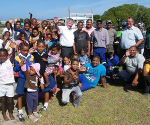 Speelpark in Blompark Geopen